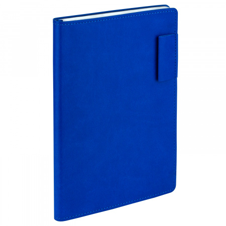 Ежедневник Portobello Trend, In Color Latte Ultramarine, недатированный, ярко-синий/серебро