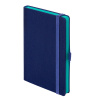 Ежедневник Portobello Trend, Blue ocean, недатированный, синий/аква
