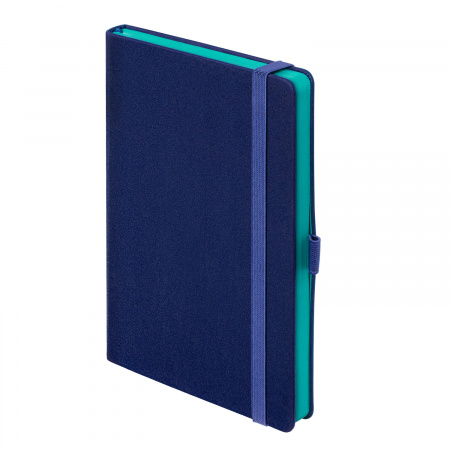 Ежедневник Portobello Trend, Blue ocean, недатированный, синий/аква