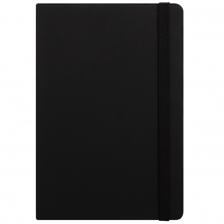 Ежедневник недатированный  Marseille soft touch BtoBook, черный (без упаковки, без стикера)